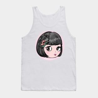 doll art, cute and kawaii illustration Tank Top